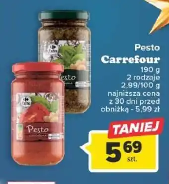 Carrefour Pesto Carrefour 190g oferta