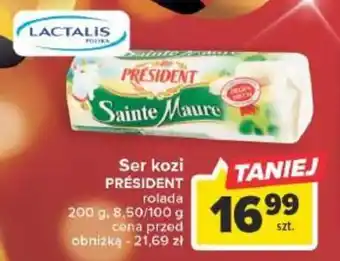 Carrefour Ser kozi PRÉSIDENT 200g oferta