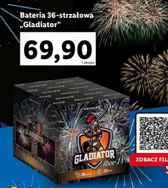 Lidl Bateria 36-strzałowa ,,Gladiator" oferta