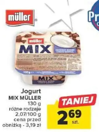 Carrefour Jogurt MIX MÜLLER 130 g oferta
