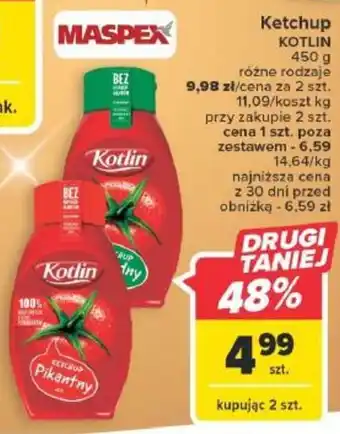 Carrefour Ketchup KOTLIN 450 g oferta