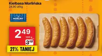 Delikatesy Centrum Kiełbasa Morlińska 100 g oferta
