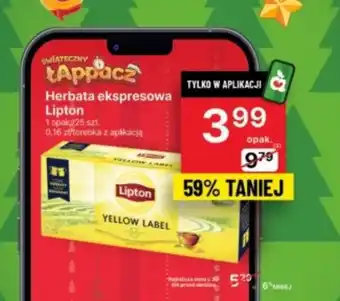 Delikatesy Centrum Herbata ekspresowa Lipton oferta