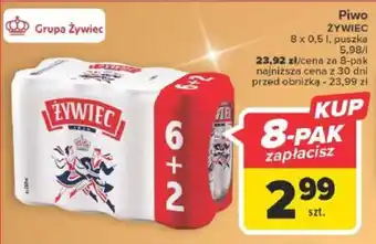 Carrefour Piwo ŻYWIEC 0,5 l oferta