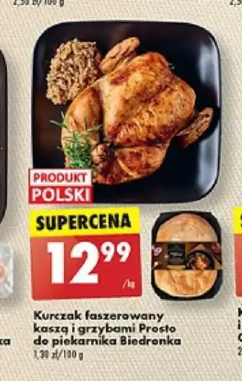 Biedronka Kurczak faszerowany kaszą i grzybami Biedronka 1kg oferta