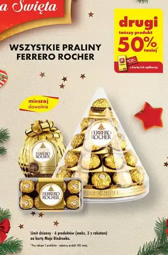 Biedronka WSZYSTKIE PRALINY FERRERO ROCHER oferta