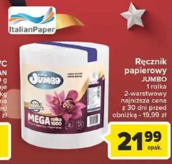 Carrefour Ręcznik papierowy JUMBO oferta