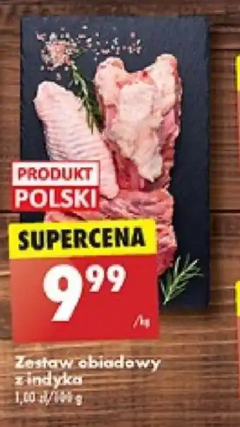 Biedronka Zestaw obiadowy zindyka 1kg oferta