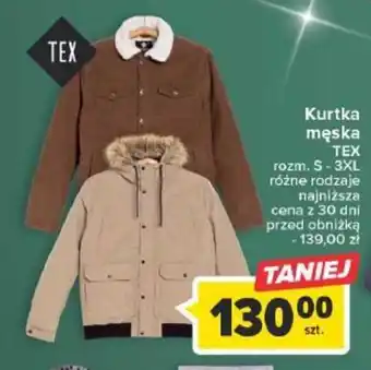 Carrefour Kurtka męska TEX oferta
