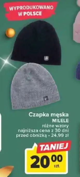 Carrefour Czapka męska MILELE oferta