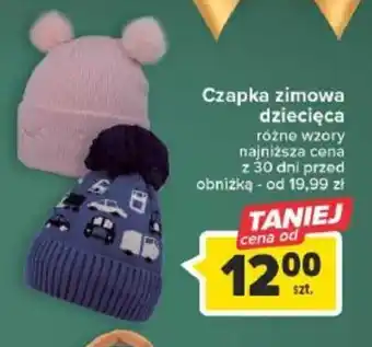 Carrefour Czapka zimowa dziecięca oferta