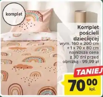 Carrefour Komplet pościeli dziecięcej oferta