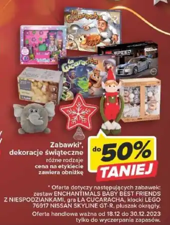 Zabawki, dekoracje świąteczne