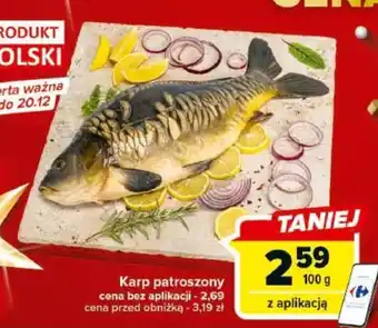 Carrefour Market Karp patroszony 100g oferta