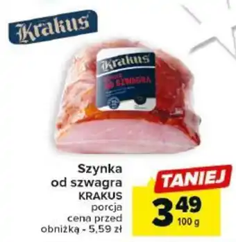 Carrefour Market Szynka od szwagra KRAKUS 100g oferta