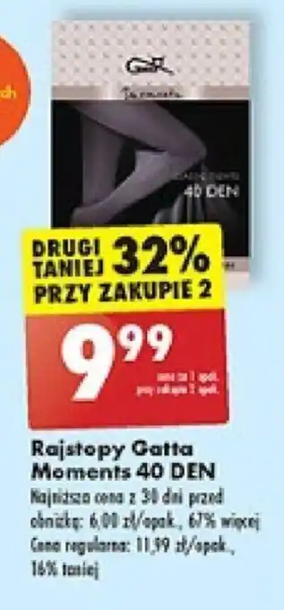 Biedronka Rajstopy Gatta Moments 40 DEN oferta