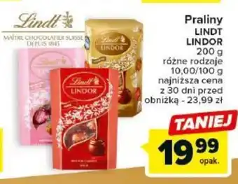Carrefour Market Praliny LINDT LINDOR 200 g oferta