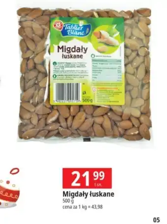 E.Leclerc Migdały łuskane 500 g oferta