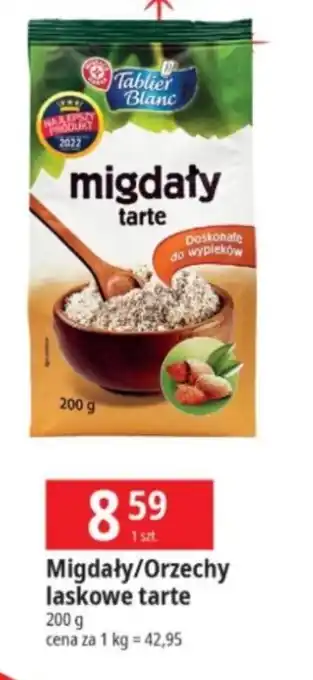 E.Leclerc Migdały/Orzechy laskowe tarte 200 g oferta