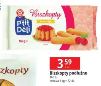 E.Leclerc Biszkopty podłużne 160 g oferta