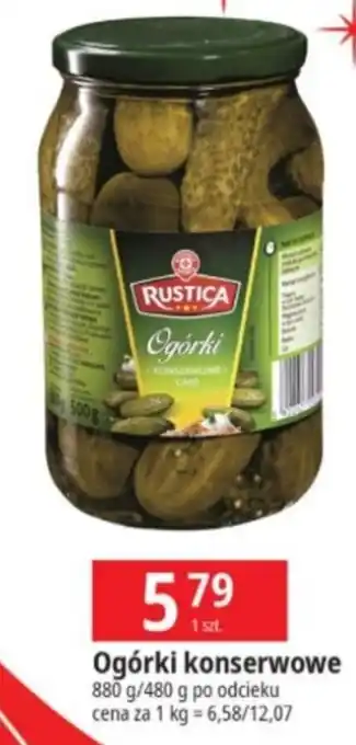 E.Leclerc Ogórki konserwowe 880 g/480 g oferta