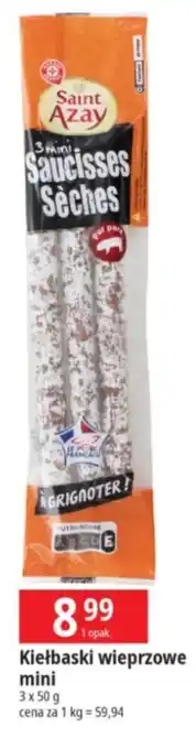 E.Leclerc Kiełbaski wieprzowe mini 3 x 50 g oferta