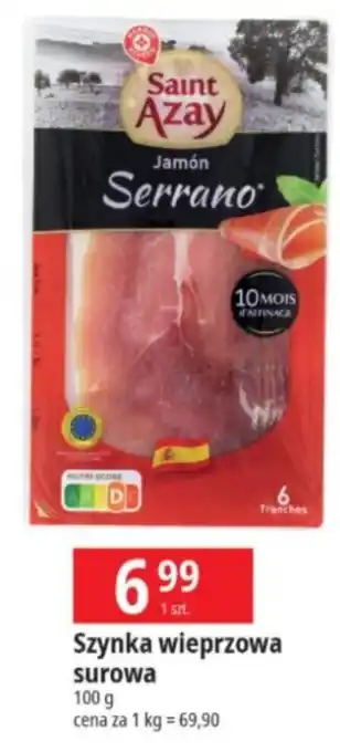 E.Leclerc Szynka wieprzowa surowa 100 g oferta