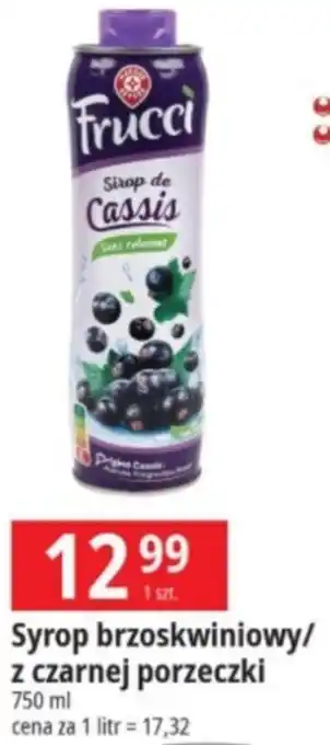 E.Leclerc Syrop brzoskwiniowy/ z czarnej porzeczki 750 ml oferta