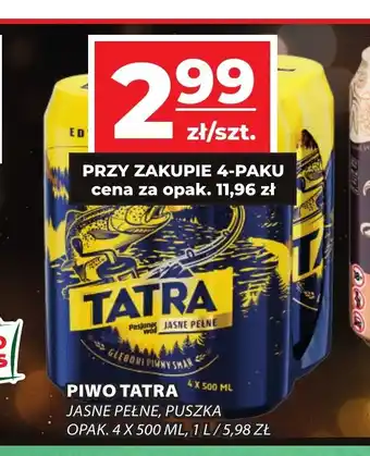 Top Market PIWO TATRA 500ml oferta