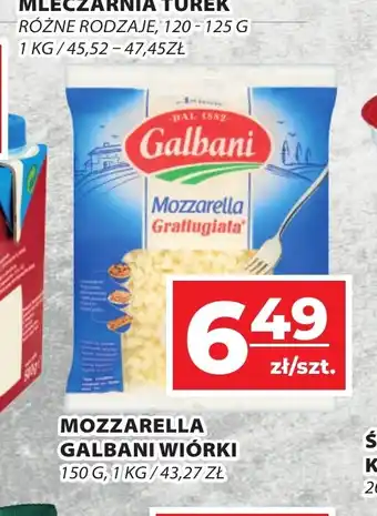 Top Market MOZZARELLA GALBANI WIÓRKI 150 G oferta