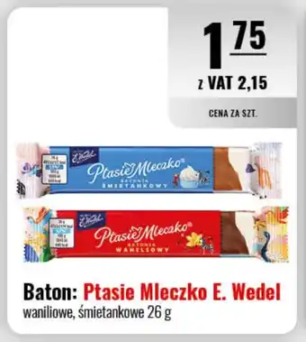 Eurocash Baton: Ptasie Mleczko E. Wedel 26 g oferta