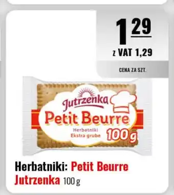 Eurocash Herbatniki: Petit Beurre Jutrzenka 100g oferta