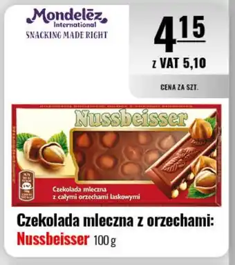 Eurocash Czekolada mleczna z orzechami: Nussbeisser 100 g oferta