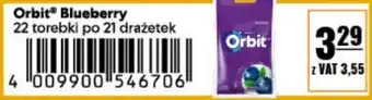 Eurocash Orbit Blueberry 21 drażetek oferta
