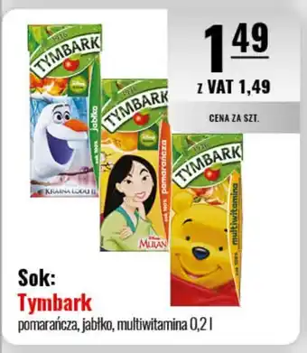 Eurocash Sok: Tymbark 0,2l oferta