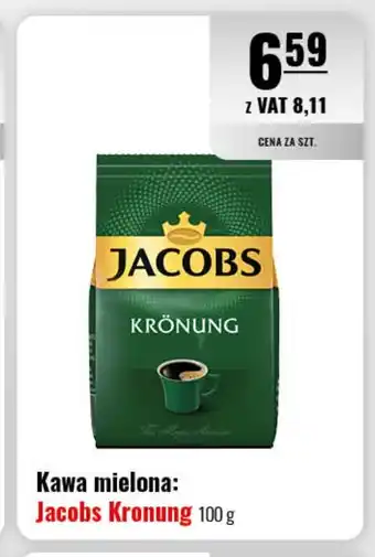 Eurocash Kawa mielona: Jacobs Kronung 100 g oferta
