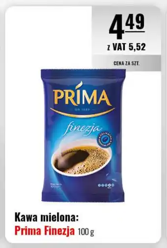 Eurocash Kawa mielona: Prima Finezja 100 g oferta