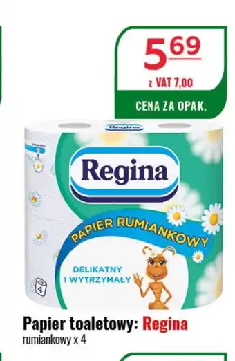 Eurocash Papier toaletowy: Regina rumiankowy x 4 oferta