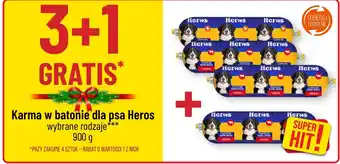 Polomarket Karma w batonie dla psa Heros 900g oferta