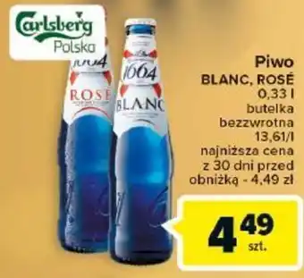 Carrefour Market Piwo BLANC, ROSÉ 0,33l oferta