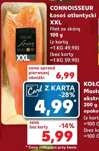 Kaufland CONNOISSEUR Łosoś atlantycki XXL 100g oferta