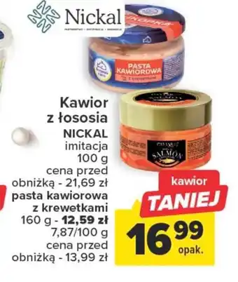 Carrefour Pasta kawiorowa nickal oferta