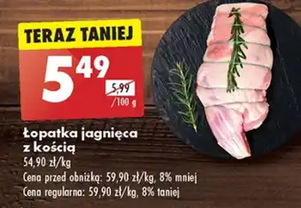 Biedronka Łopatka jagnięca oferta