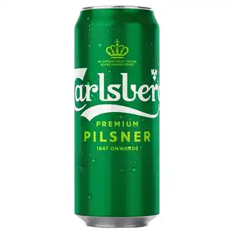 Biedronka Carlsberg premium pilsner piwo jasne 500 ml oferta