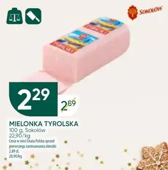 Chata Polska MIELONKA TYROLSKA 100 g oferta
