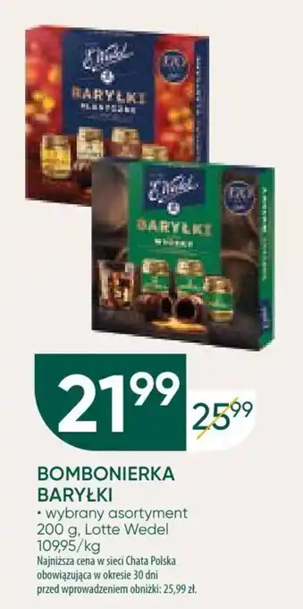 Chata Polska BOMBONIERKA BARYŁKI 200 g oferta