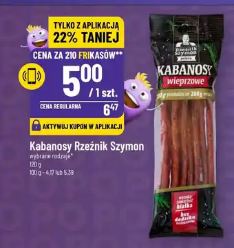 Polomarket Kabanosy Rzeźnik Szymon 120 g oferta