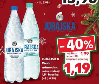 Kaufland JURAJSKA Woda mineralna 1,5 I oferta