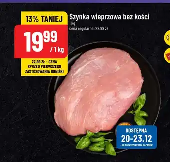 Polomarket Szynka wieprzowa bez kości 1 kg oferta