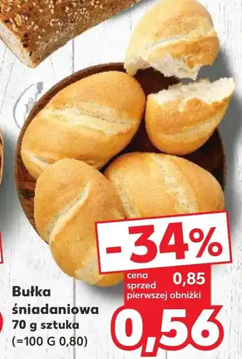 Kaufland Bułka śniadaniowa 70 g oferta